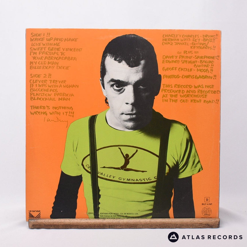 Ian Dury - New Boots And Panties!! - Insert A-79 B-79 LP Vinyl Record - EX/VG+