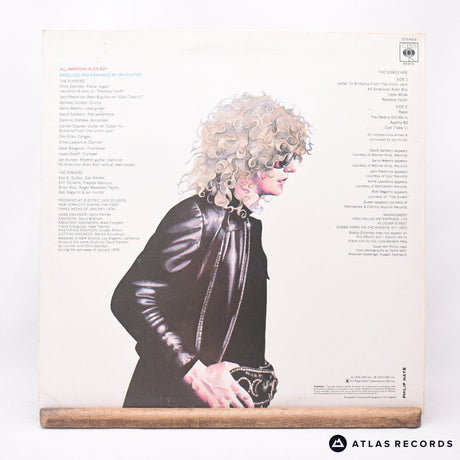 Ian Hunter - All American Alien Boy - Lyric Sheet LP Vinyl Record - VG+/EX