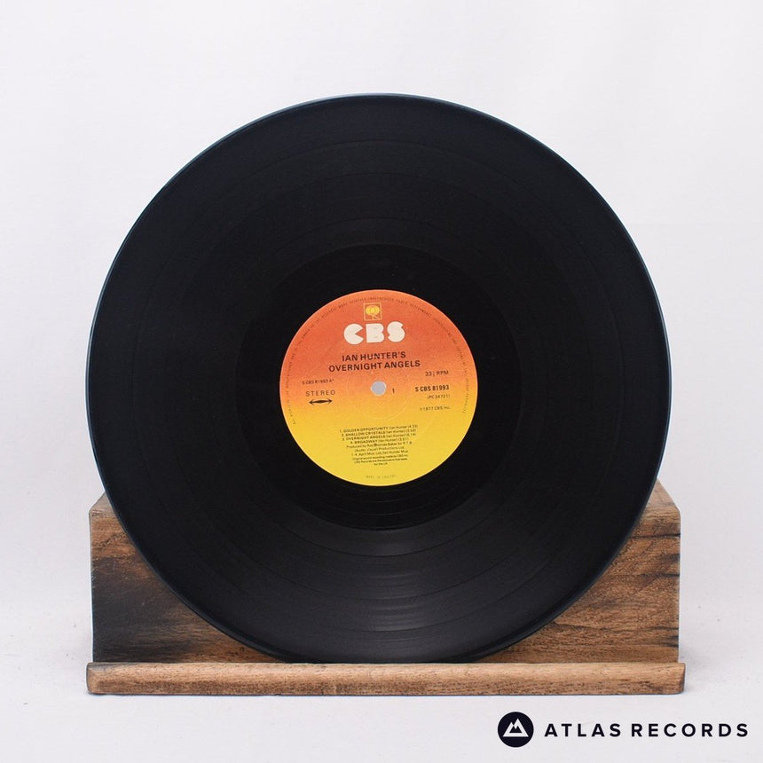 Ian Hunter - Overnight Angels - LP Vinyl Record - EX/EX