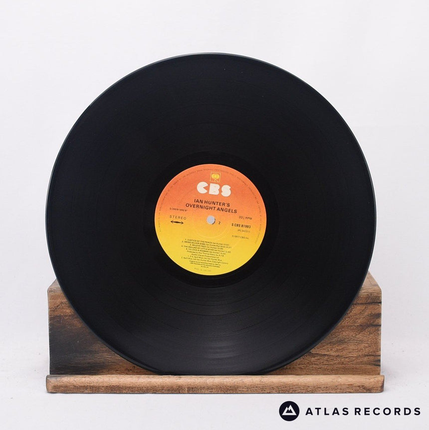 Ian Hunter - Overnight Angels - LP Vinyl Record - EX/EX