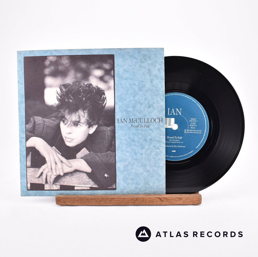 Ian McCulloch Proud To Fall 7" Vinyl Record - Front Cover & Record