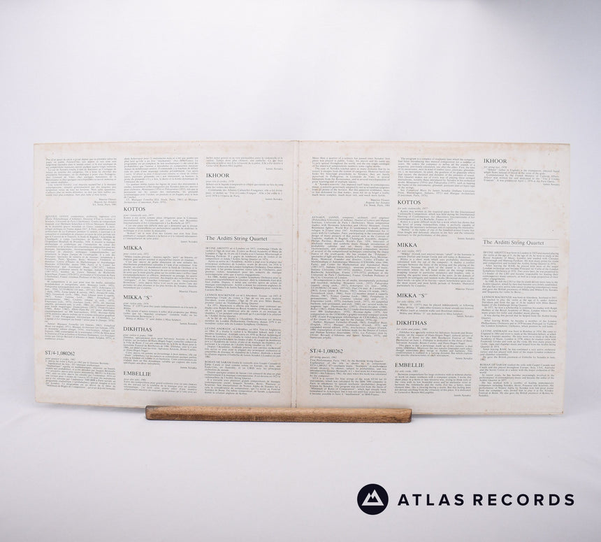Iannis Xenakis - ST/4 - Dikhthas - Ikhoor - Embellie - Kottos - Mikka - LP Vinyl