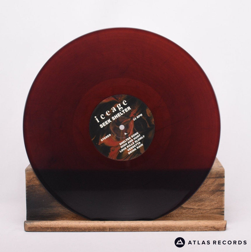 Iceage - Seek Shelter - Red Smoke LP Vinyl Record - NM/EX