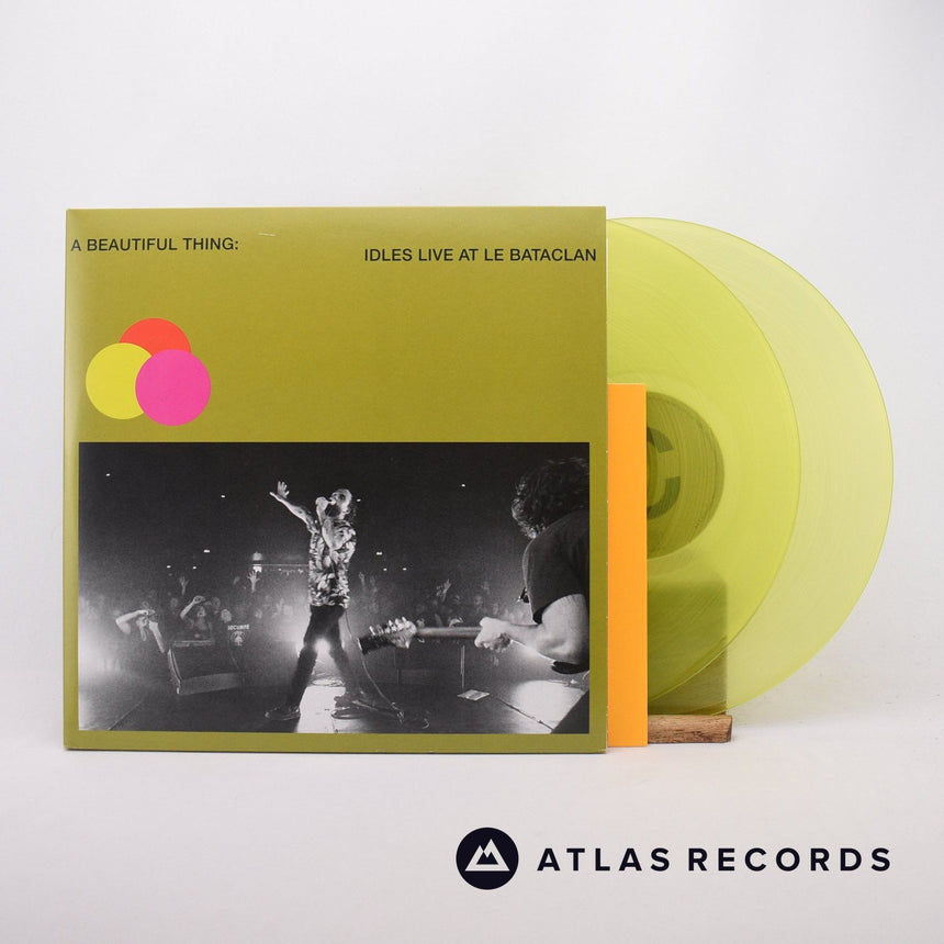 Idles A Beautiful Thing: Idles Live At Le Bataclan 2 x LP Vinyl Record - Front Cover & Record