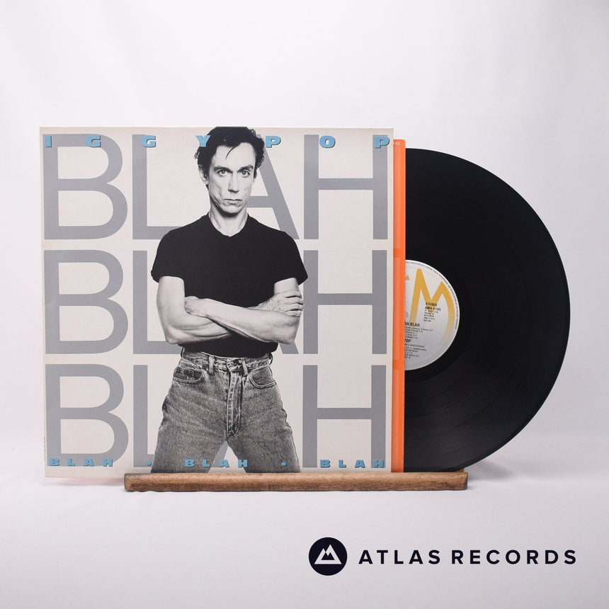 Iggy Pop Blah-Blah-Blah LP Vinyl Record - Front Cover & Record