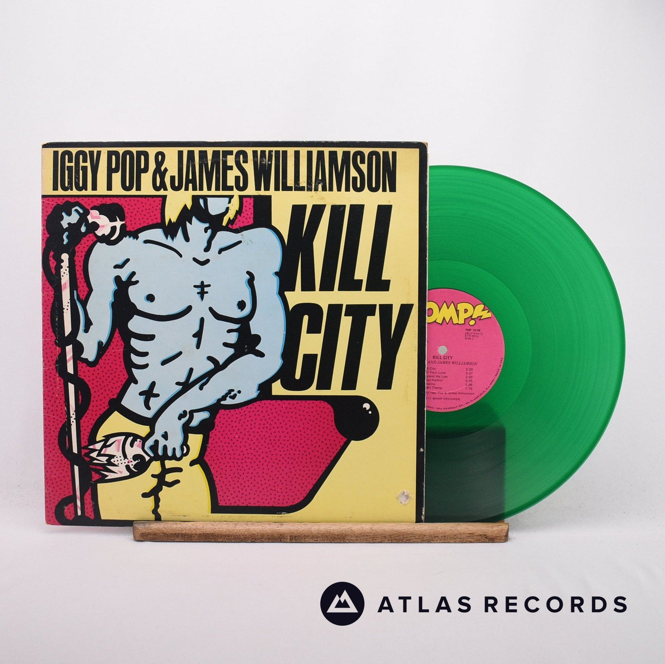 Iggy Pop Kill City LP Vinyl Record - Front Cover & Record