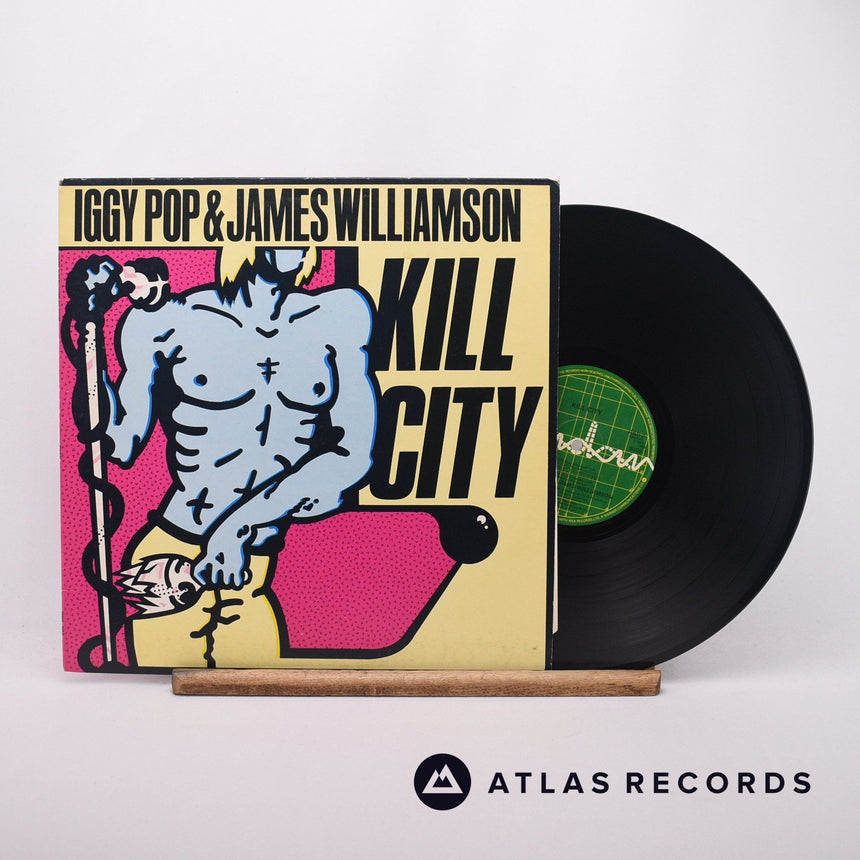 Iggy Pop Kill City LP Vinyl Record - Front Cover & Record