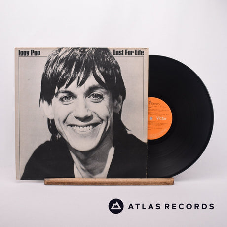 Iggy Pop Lust For Life LP Vinyl Record - Front Cover & Record