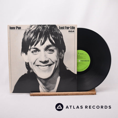 Iggy Pop Lust For Life LP Vinyl Record - Front Cover & Record