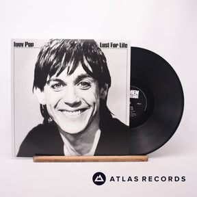 Iggy Pop Lust For Life LP Vinyl Record - Front Cover & Record