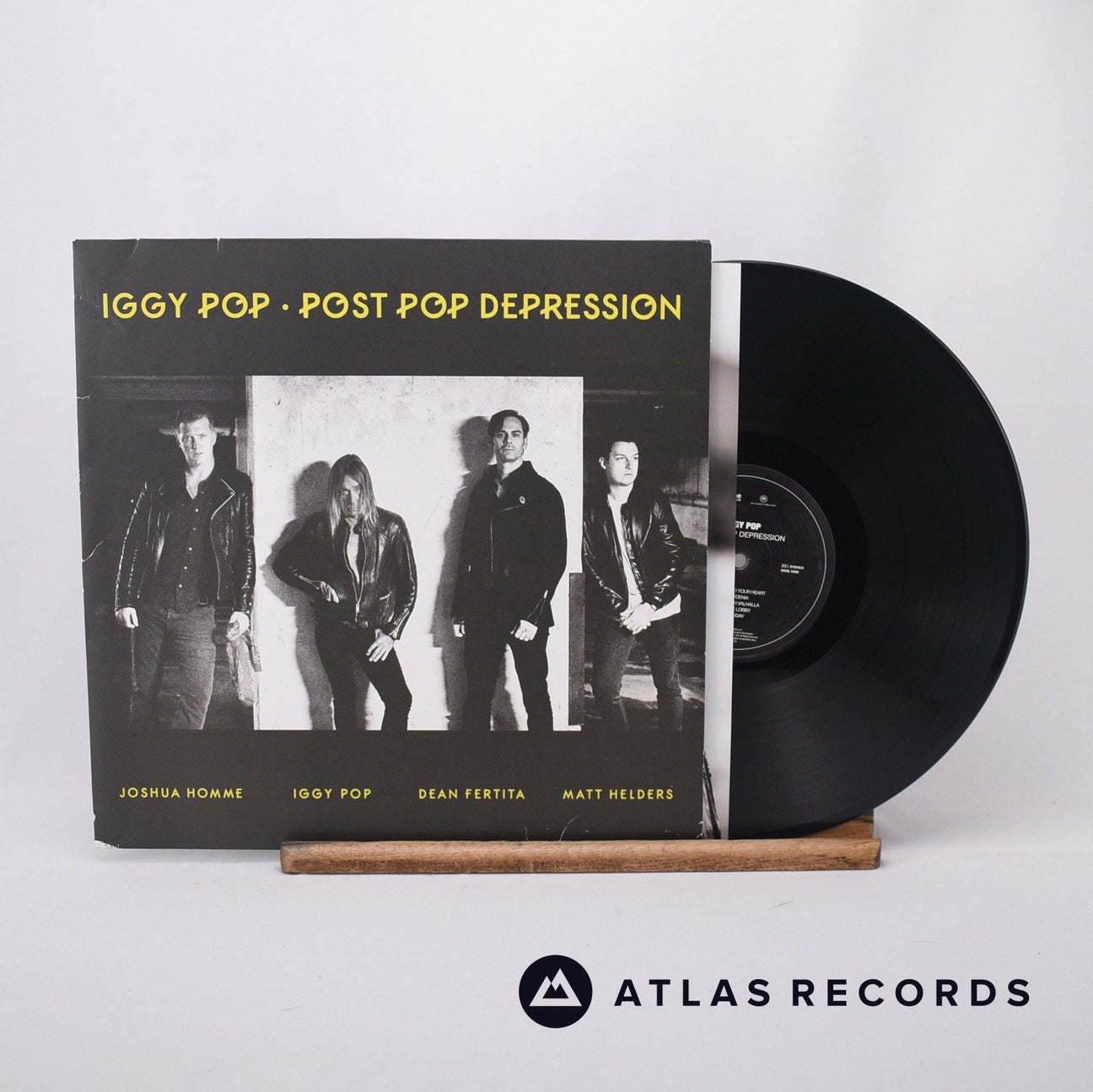 Iggy Pop Post Pop Depression LP Vinyl Record - Front Cover & Record