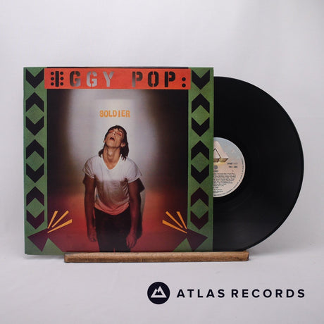 Iggy Pop Soldier LP Vinyl Record - Front Cover & Record