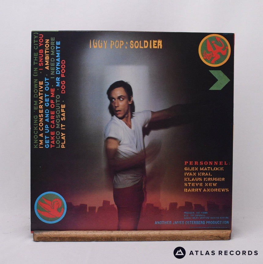 Iggy Pop - Soldier - LP Vinyl Record - EX/EX