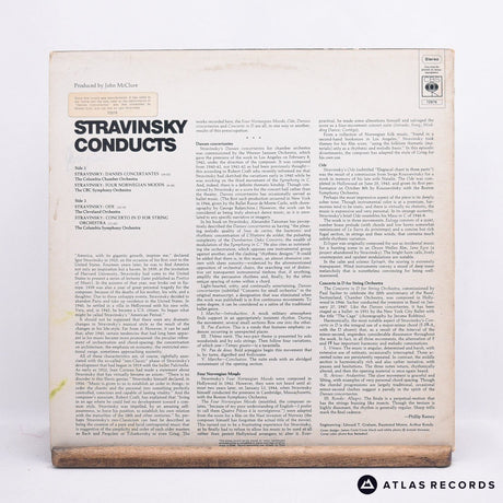 Igor Stravinsky - Stravinsky Conducts Four Norwegian Moods - LP Vinyl Record