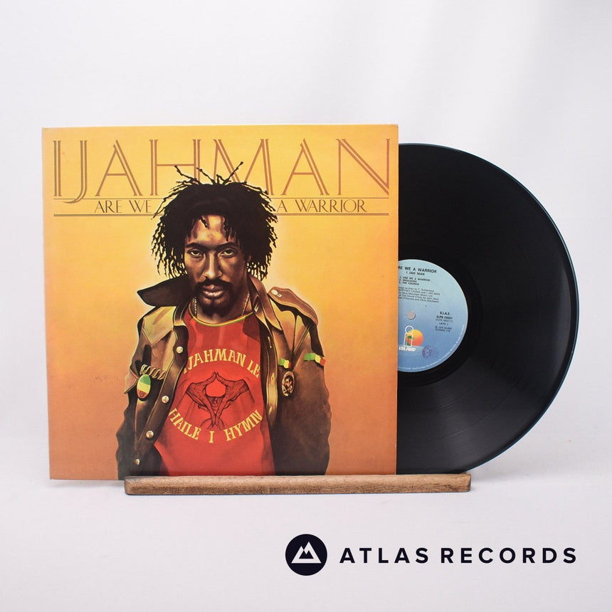 Ijahman Levi Are We A Warrior LP Vinyl Record - Front Cover & Record