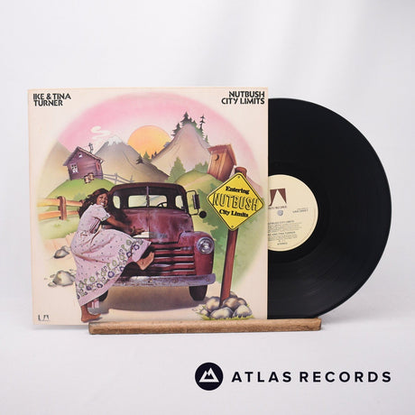 Ike & Tina Turner Nutbush City Limits LP Vinyl Record - Front Cover & Record