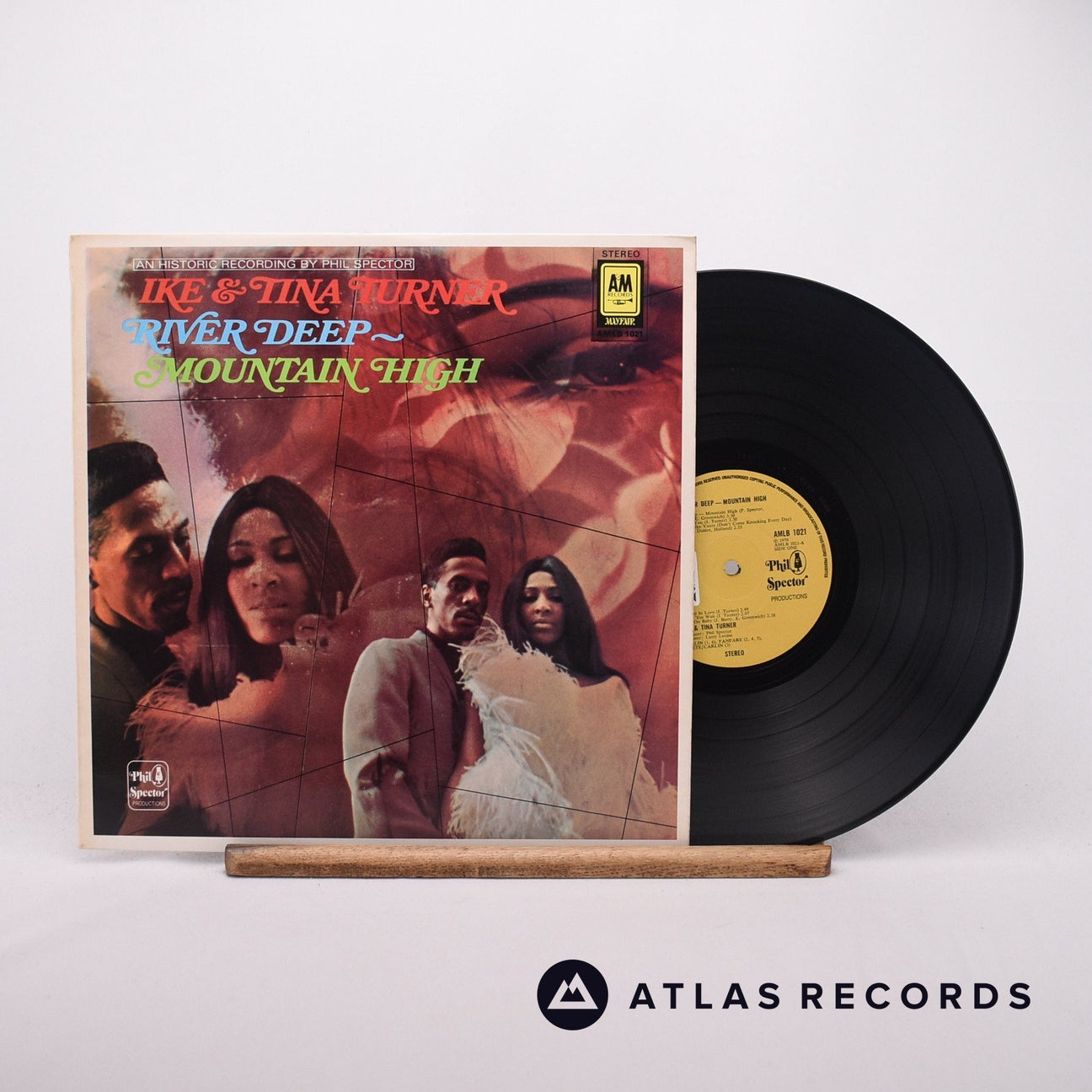 Ike & Tina Turner River Deep - Mountain High LP Vinyl Record - Front Cover & Record