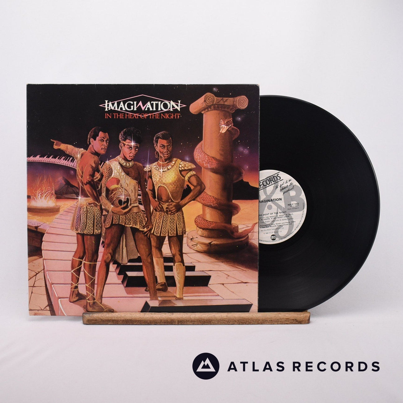 Imagination In The Heat Of The Night LP Vinyl Record - Front Cover & Record