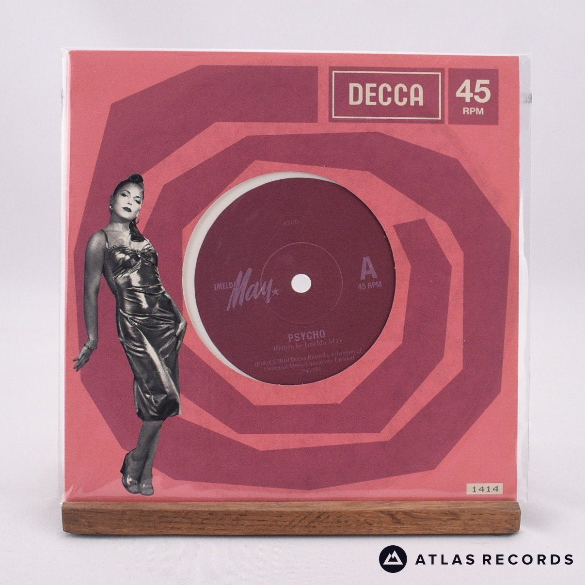 Imelda May Psycho 7" Vinyl Record - Front Cover & Record