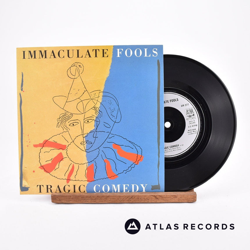 Immaculate Fools Tragic Comedy 7" Vinyl Record - Front Cover & Record