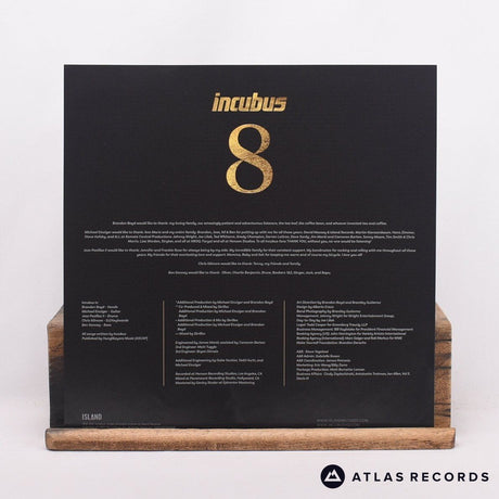 Incubus - 8 - Lyric Sheet LP Vinyl Record - EX/NM