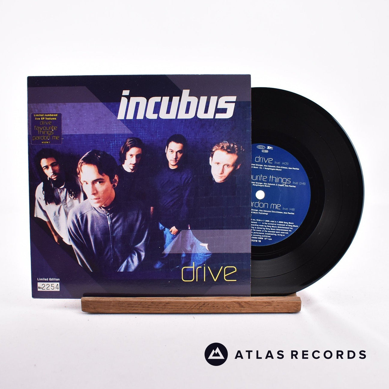 Incubus Drive 7" Vinyl Record - Front Cover & Record