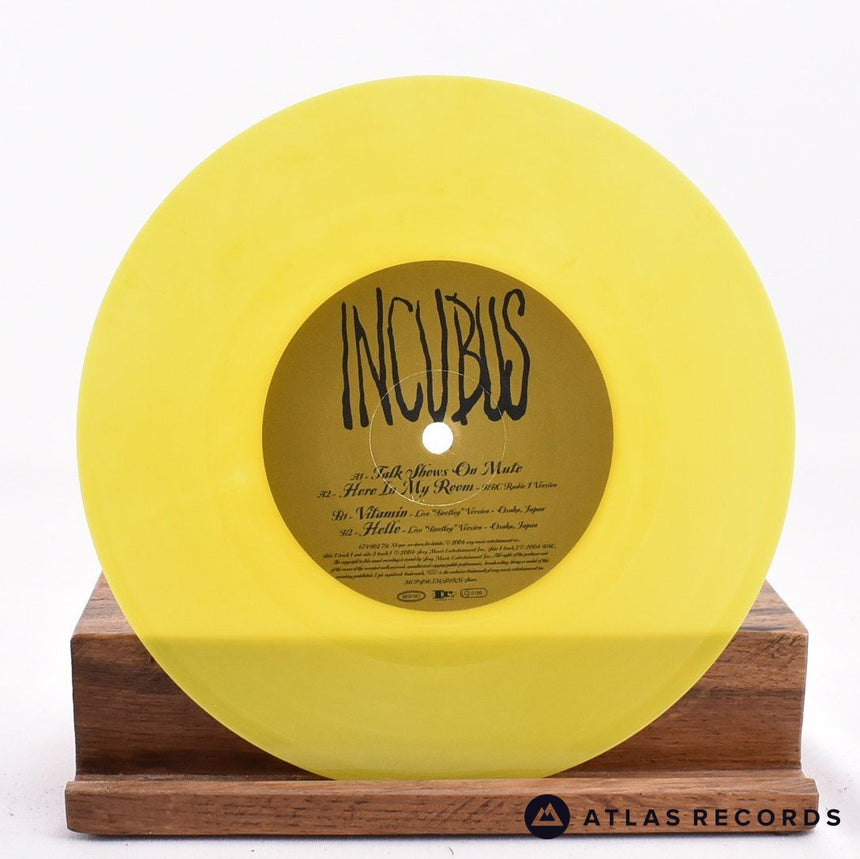 Incubus - Talk Shows On Mute - Yellow Misprint 7" Vinyl Record - NM/NM