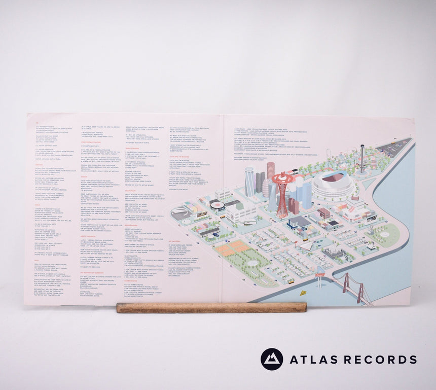 Indoor Pets - Be Content - White Insert Limited Edition LP Vinyl Record - VG+/EX