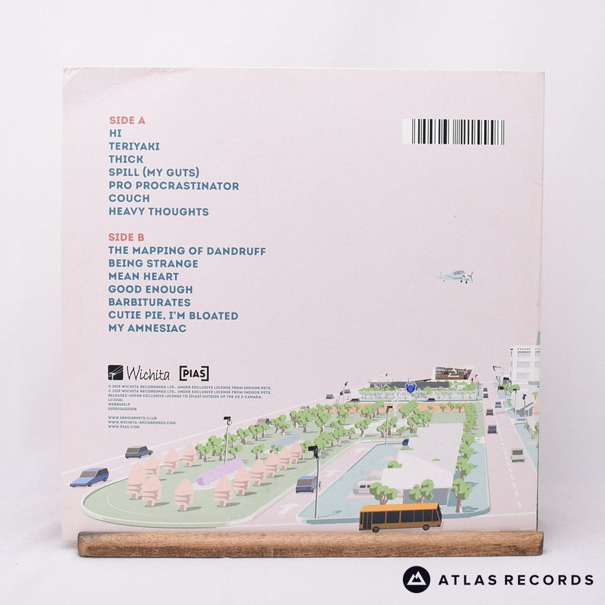 Indoor Pets - Be Content - White Insert Limited Edition LP Vinyl Record - VG+/EX