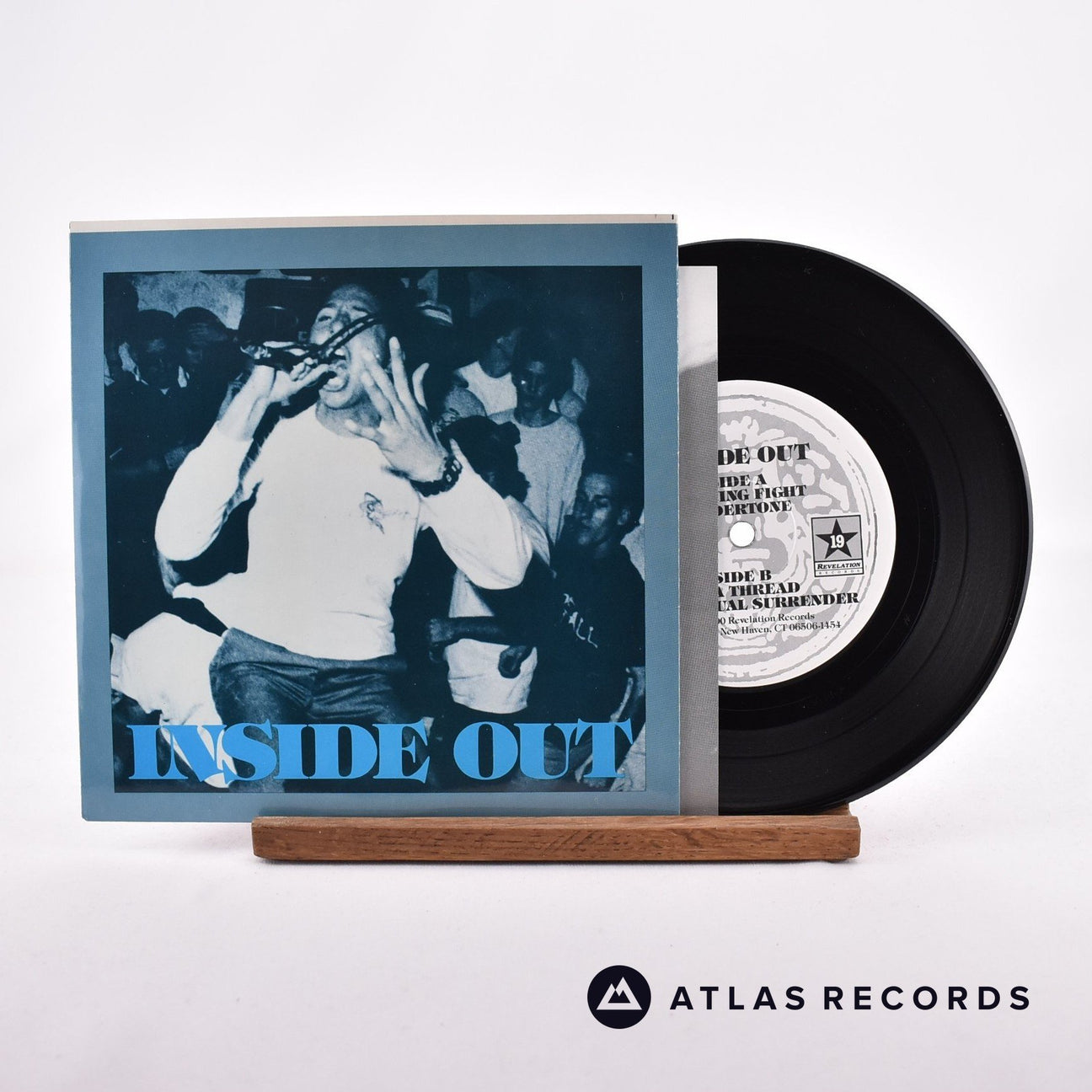 Inside Out No Spiritual Surrender 7" Vinyl Record - Front Cover & Record