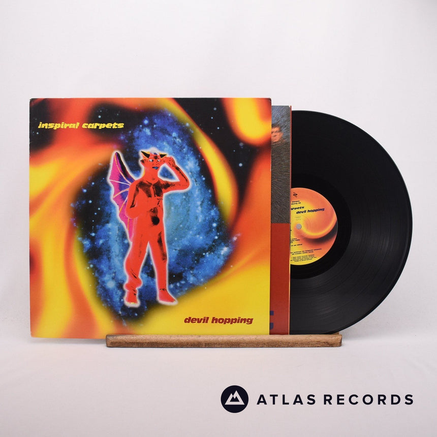 Inspiral Carpets Devil Hopping LP Vinyl Record - Front Cover & Record