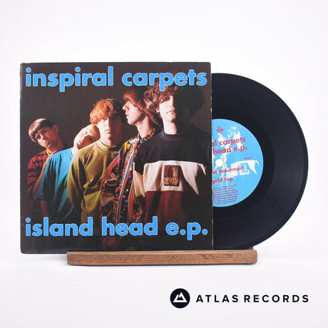 Inspiral Carpets Island Head E.P. 7" Vinyl Record - Front Cover & Record