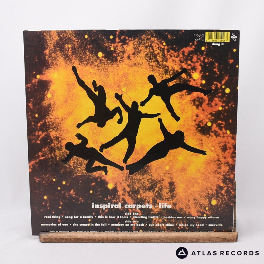 Inspiral Carpets - Life - Damont Embossed Sleeve A1 B1 LP Vinyl Record - EX/EX