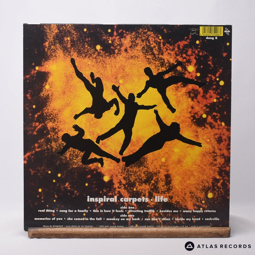 Inspiral Carpets - Life - Embossed Sleeve LP Vinyl Record - EX/VG+