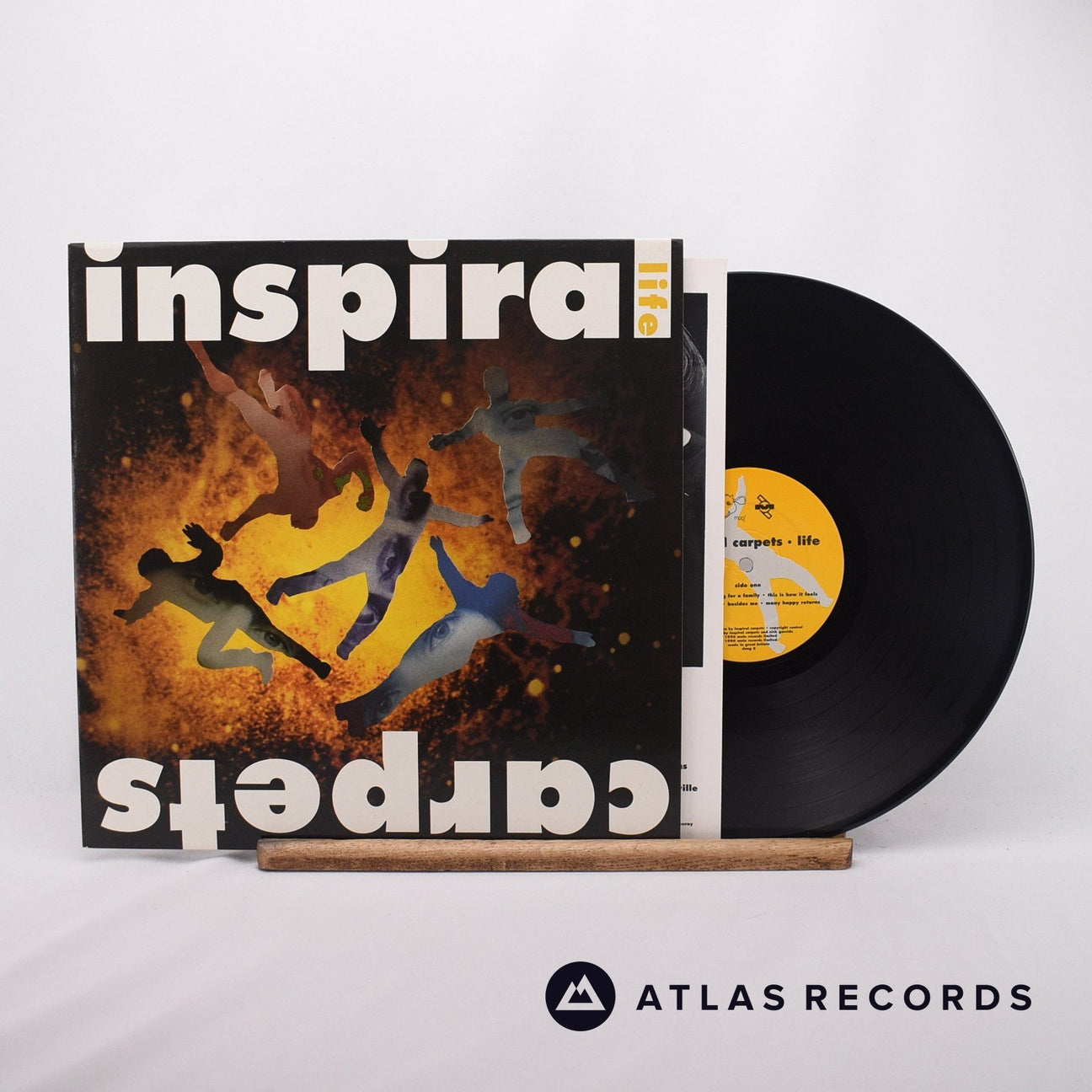 Inspiral Carpets Life LP Vinyl Record - Front Cover & Record