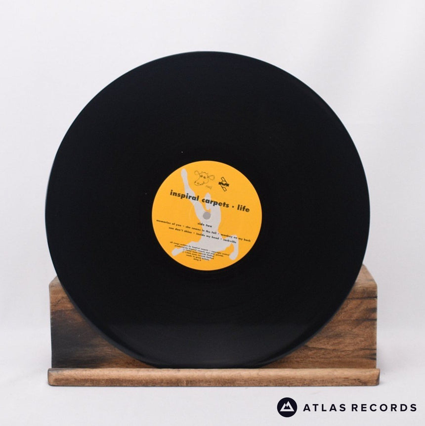 Inspiral Carpets - Life - Damont Embossed Sleeve A1 B1 LP Vinyl Record - EX/EX