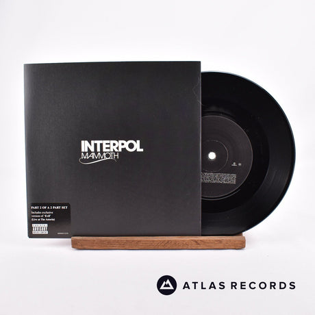 Interpol Mammoth 7" Vinyl Record - Front Cover & Record