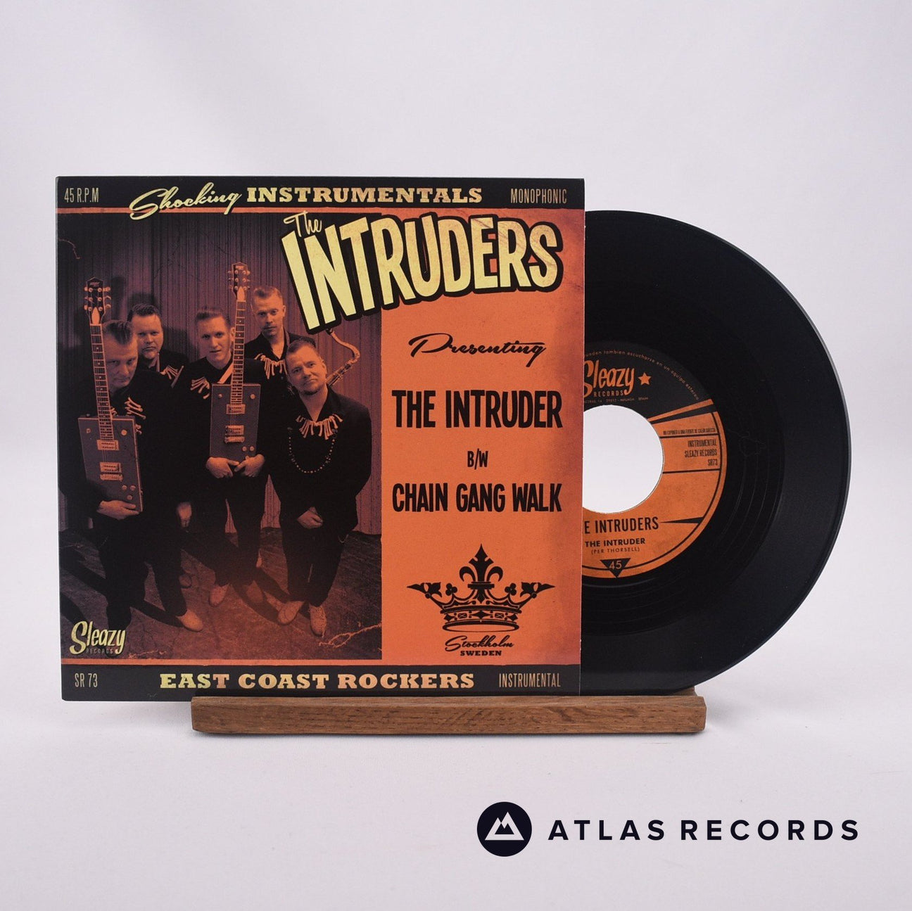 Intruders The Intruder 7" Vinyl Record - Front Cover & Record