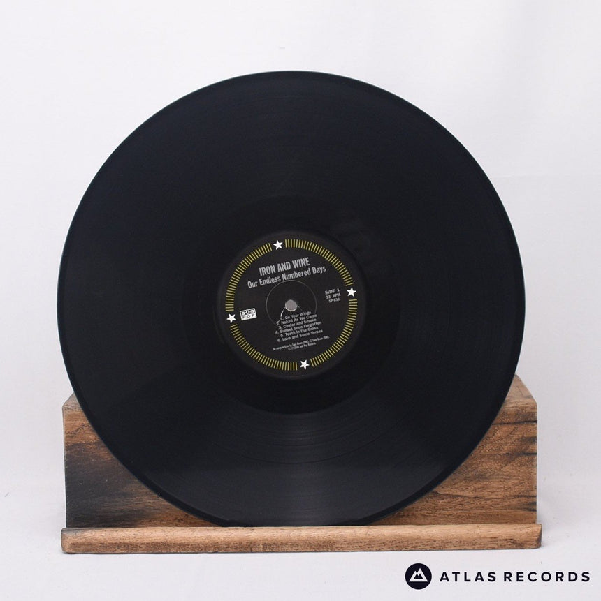 Iron And Wine - Our Endless Numbered Days - Lyric Sheet LP Vinyl Record - NM/EX