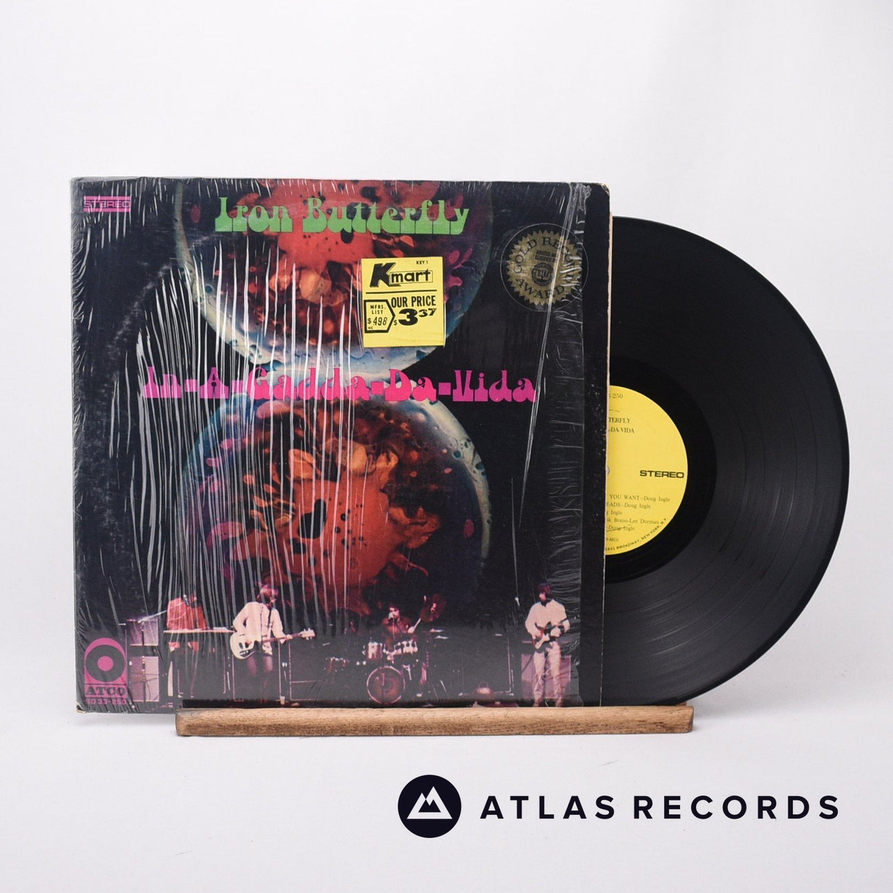 Iron Butterfly In-A-Gadda-Da-Vida LP Vinyl Record - Front Cover & Record