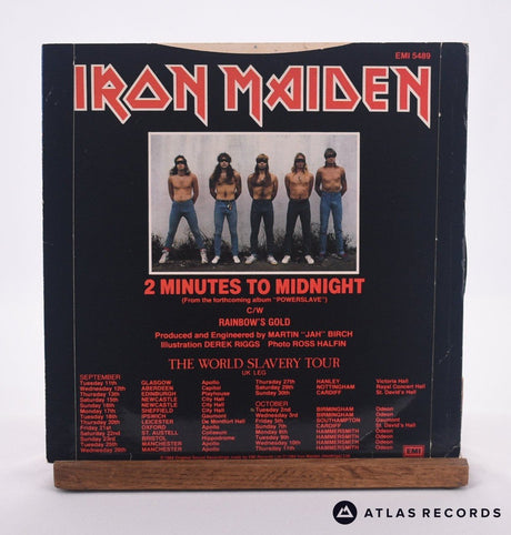 Iron Maiden - 2 Minutes To Midnight - 7" Vinyl Record - EX/EX