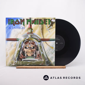 Iron Maiden Aces High 12" Vinyl Record - Front Cover & Record