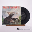 Iron Maiden Bring Your Daughter... To The Slaughter 7" Vinyl Record - Front Cover & Record