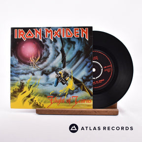 Iron Maiden Flight Of Icarus 7" Vinyl Record - Front Cover & Record