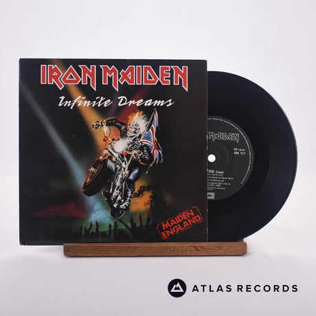 Iron Maiden Infinite Dreams 7" Vinyl Record - Front Cover & Record