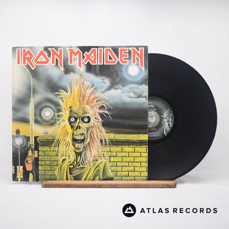 Iron Maiden Iron Maiden LP Vinyl Record - Front Cover & Record