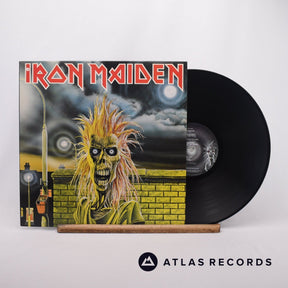 Iron Maiden Iron Maiden LP Vinyl Record - Front Cover & Record
