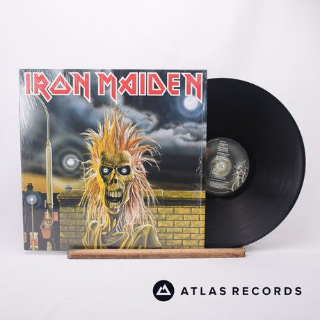 Iron Maiden Iron Maiden LP Vinyl Record - Front Cover & Record
