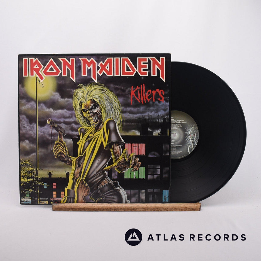 Iron Maiden Killers LP Vinyl Record - Front Cover & Record