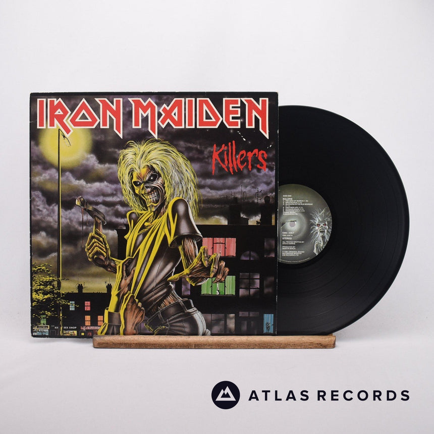 Iron Maiden Killers LP Vinyl Record - Front Cover & Record